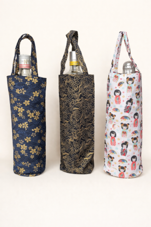Sac à bouteille style japonais Cousu en France