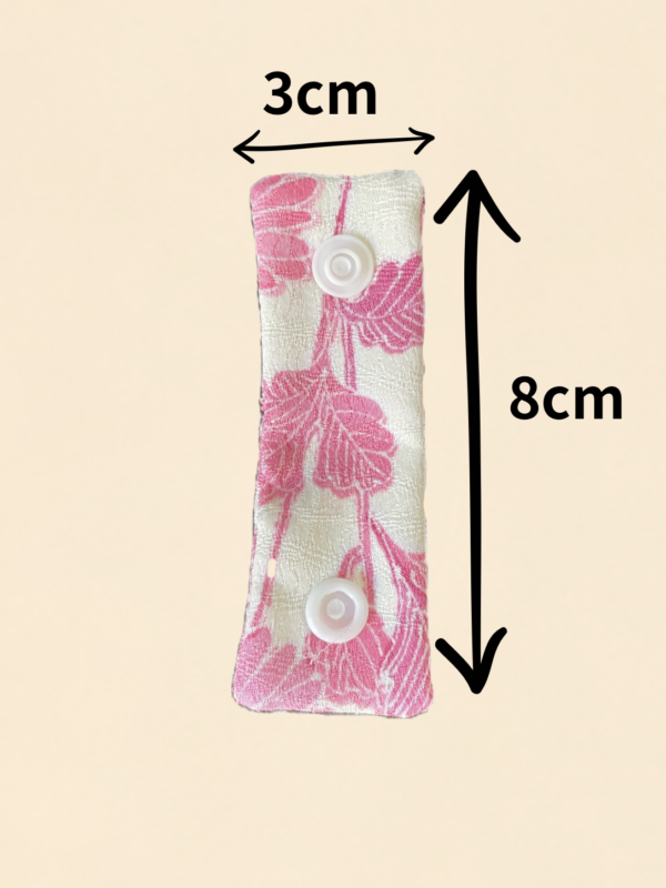 段落テキスト - 1 Attache-câble unique en tissu de kimono