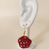 Boucles d'oreilles Mizuhiki Ume Musubi