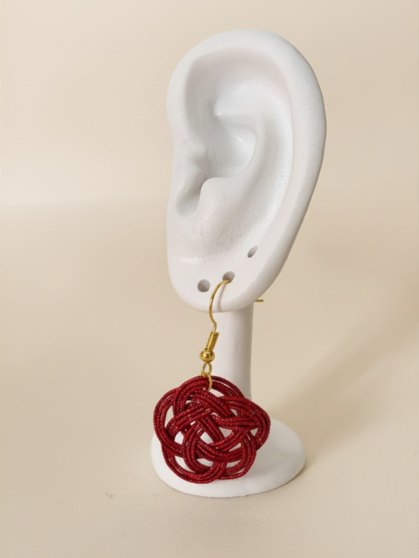 Boucles d'oreilles Mizuhiki Ume Musubi