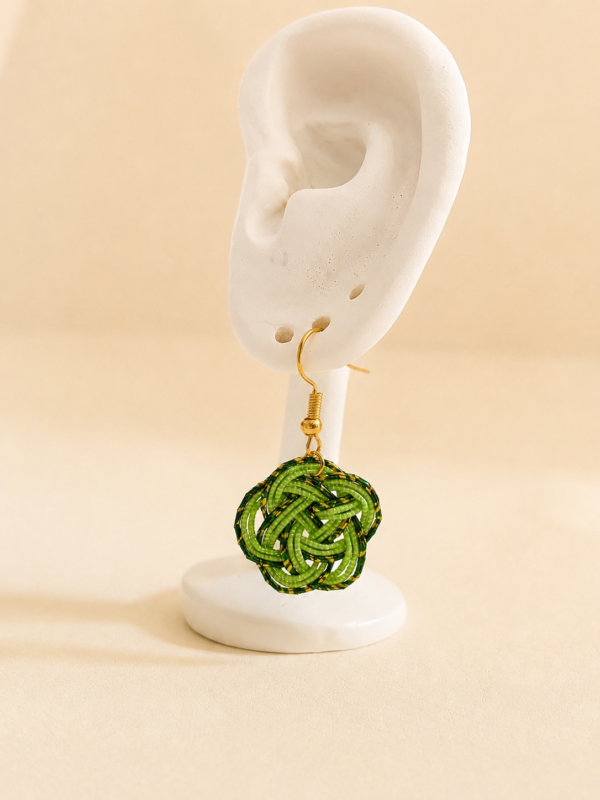 Boucles d'oreilles Mizuhiki Ume Musubi