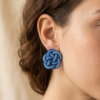 Boucles d'oreilles Mizuhiki Ume Musubi