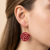 Boucles d'oreilles Mizuhiki Ume Musubi